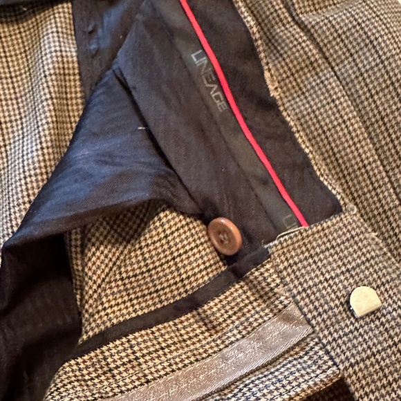 Men’s Houndstooth Cuffed Dress Slacks 40x34 - Picture 6 of 6